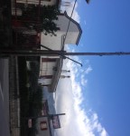 AVELLA. Pubblica illuminazione pericolante in via Francesco De Sanctis. FOTO