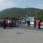BAIANO. Guarda le foto della manifestazione dei Forestali che occupano il casello autostradale. Gallery