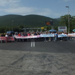 BAIANO. Guarda le foto della manifestazione dei Forestali che occupano il casello autostradale. Gallery