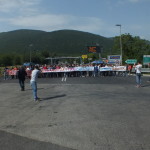 BAIANO. Guarda le foto della manifestazione dei Forestali che occupano il casello autostradale. Gallery