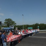 BAIANO. Guarda le foto della manifestazione dei Forestali che occupano il casello autostradale. Gallery