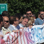 BAIANO. Guarda le foto della manifestazione dei Forestali che occupano il casello autostradale. Gallery