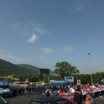 BAIANO. Guarda le foto della manifestazione dei Forestali che occupano il casello autostradale. Gallery