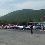 BAIANO. Guarda le foto della manifestazione dei Forestali che occupano il casello autostradale. Gallery