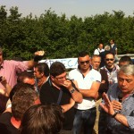 BAIANO. Guarda le foto della manifestazione dei Forestali che occupano il casello autostradale. Gallery