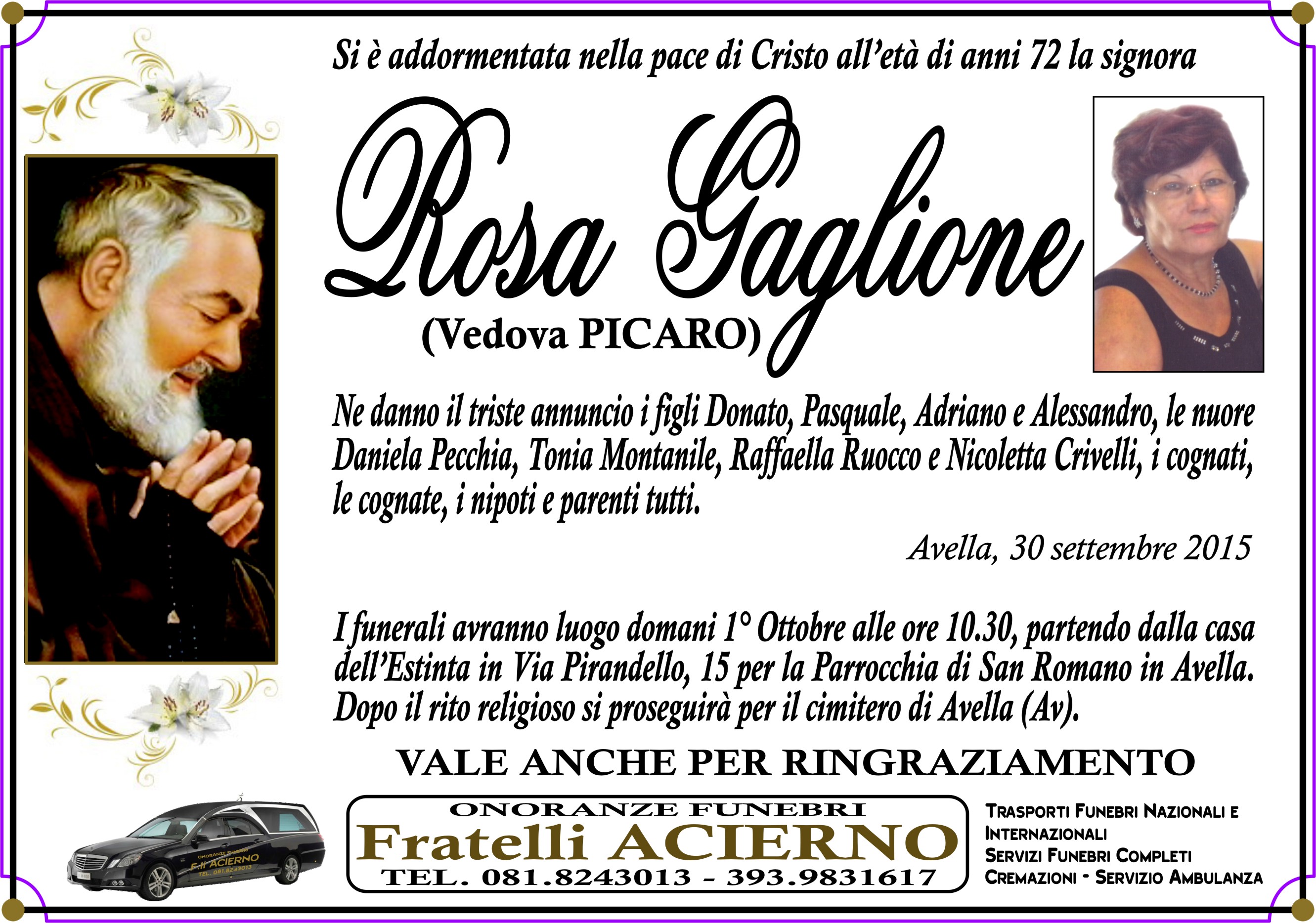 rosa gaglione