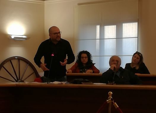 Foto Rocco e Delle Grazie - Costituzione gruppo consiliare 14-04-2017