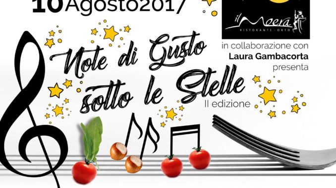 10 agosto Moera Note di Gusto sotto le Stelle