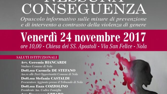 Manifesto Giornata internazionale contro la violenza sulle donne