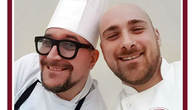 Lo Chef Stefano Del Vecchio con Adriano Di Silvio