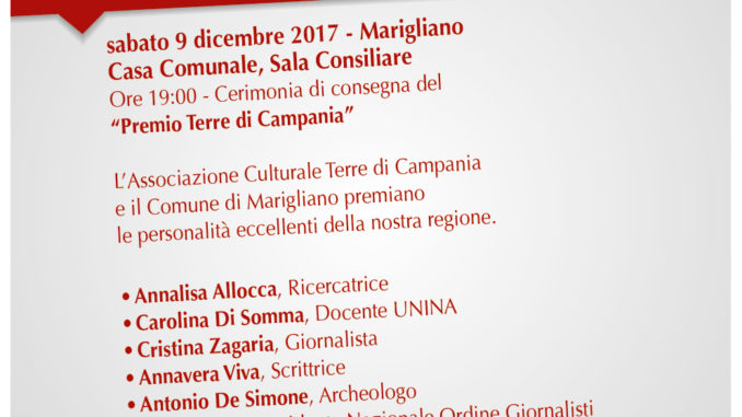 Manifesto 70x100 Marigliano Premio TdC