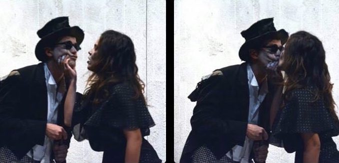 serena stella e gianluca merolli in due atti senza vedere teatronovanta