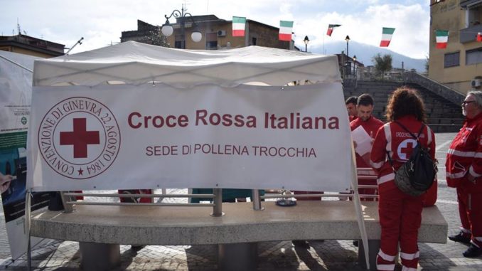 Lo stand in Piazza Amodio in occasione dell'edizione 2017