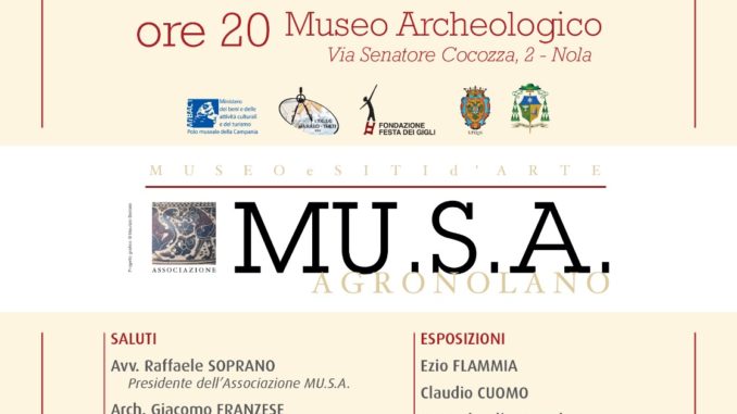 Manifesto mostra cartapesta