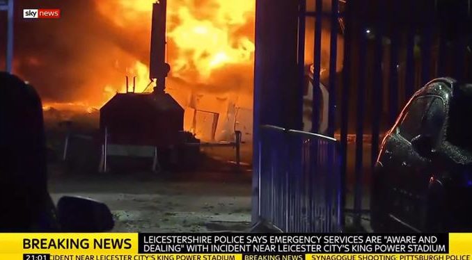 Gb:si schianta elicottero del Presidente del Leicester