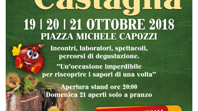 Locadina Sagra della Castagna - Salza Irpina