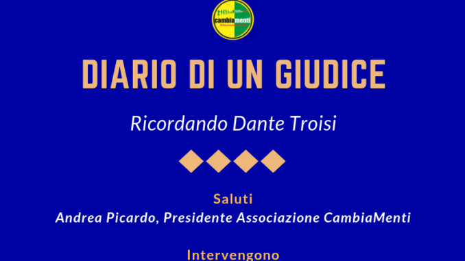 DIARIO DI UN GIUDICE