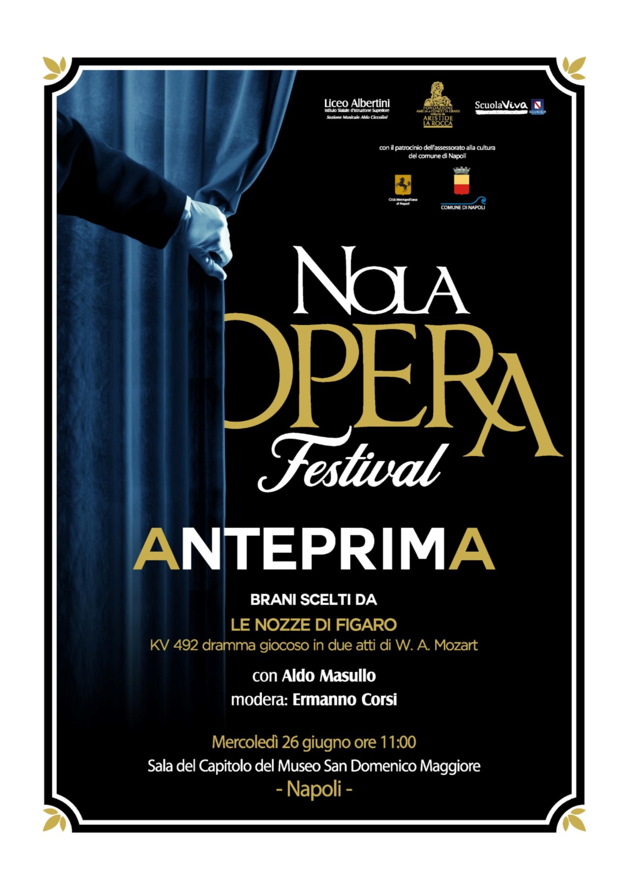 NOLA. OPERA FESTIVAL. Anteprima nella Sala
