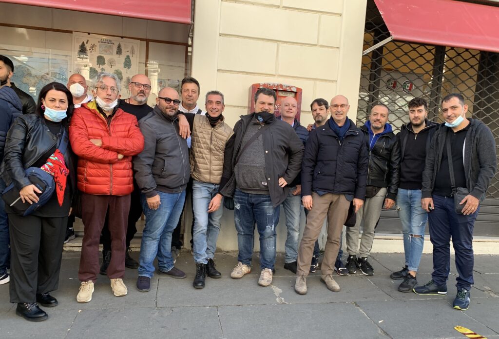 La Ugl Caserta manifesta nella capitale: Stop violenza e giù le mani dai contratti