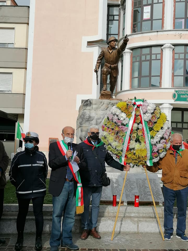 GROTTAMINARDA. 4 novembre 2021: celebrazioni milite ignoto, unità nazionale e forze armate.