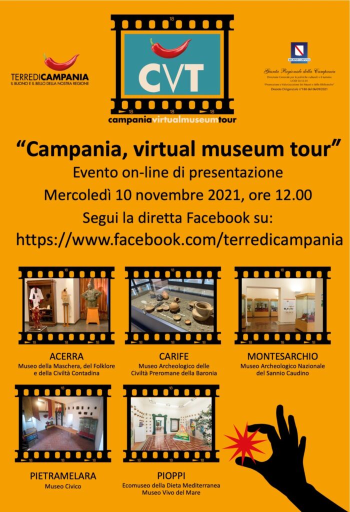 “Campania, virtual museum tour”: presentazione del nuovo progetto di Terre di Campania