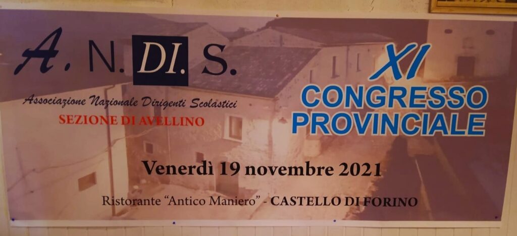Forino (Av). Grande successo per lXI Congresso Provinciale ANDIS svolto nella cittadina dei Sette Colli.  Confermata alla Presidenza Provinciale la Dirigente Scolastica Lucia Forino.
