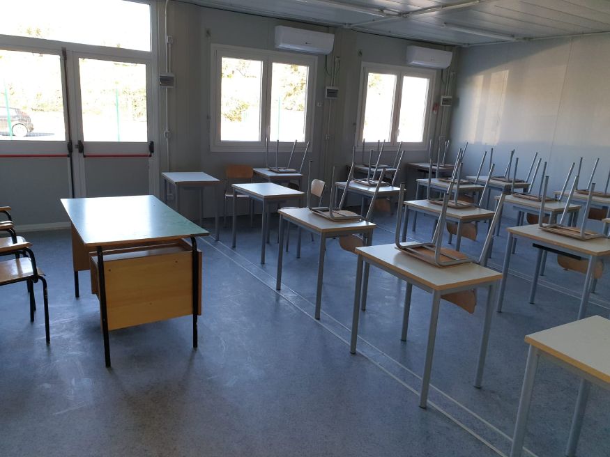 POLLENA TROCCHIA. Per il plesso Viviani il rientro in aula è nella nuova struttura modulare al parco Europa POLLENA TROCCHIA. Per il plesso Viviani il rientro in aula è nella nuova struttura modulare al parco Europa