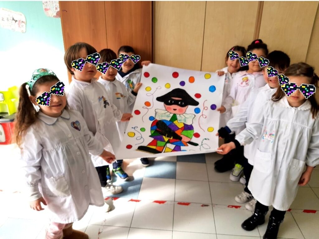 MERCOGLIANO.Istituto Comprensivo, i bimbi della scuola dellinfanzia impegnati nelle attività didattiche per il Carnevale