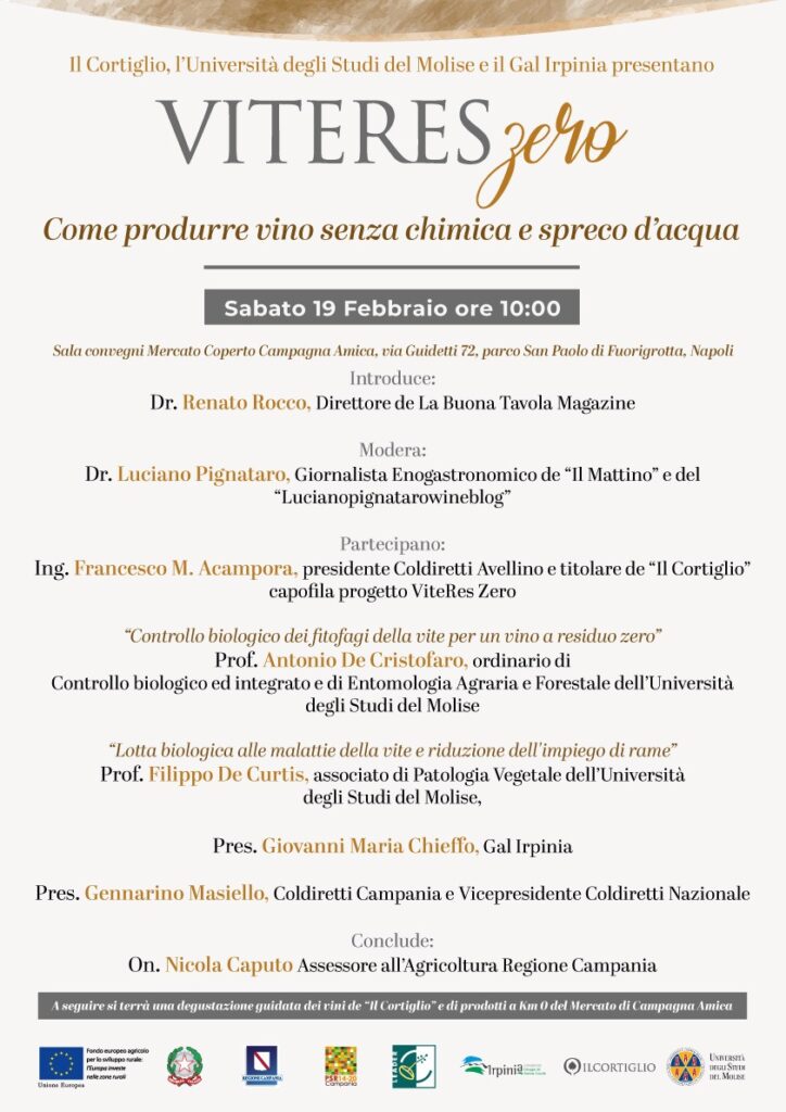 Presentazione ViteresZero: come produrre vino senza chimica e spreco dacqua