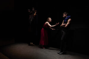 Al Ridotto del Mercadante. Innesti, rassegna di drammaturgia contemporanea  Natura morta con attori, di Fabrizio Sinisi ed omaggio a Pier Paolo Pasolini In scena Francesco Roccasecca e Beatrice Vecchione