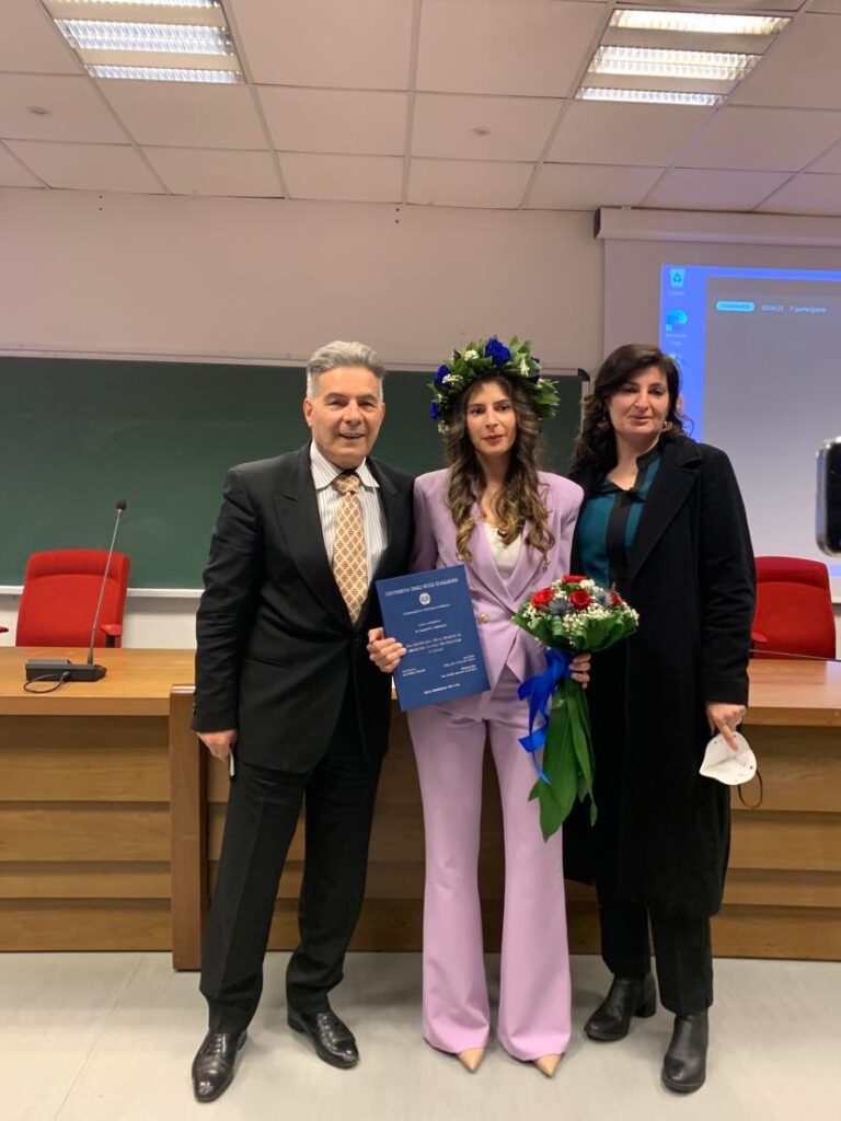 100 DI QUESTI GIORNI. Sirignano, Laurea in Ingegneria Meccanica per Francesca Colucci