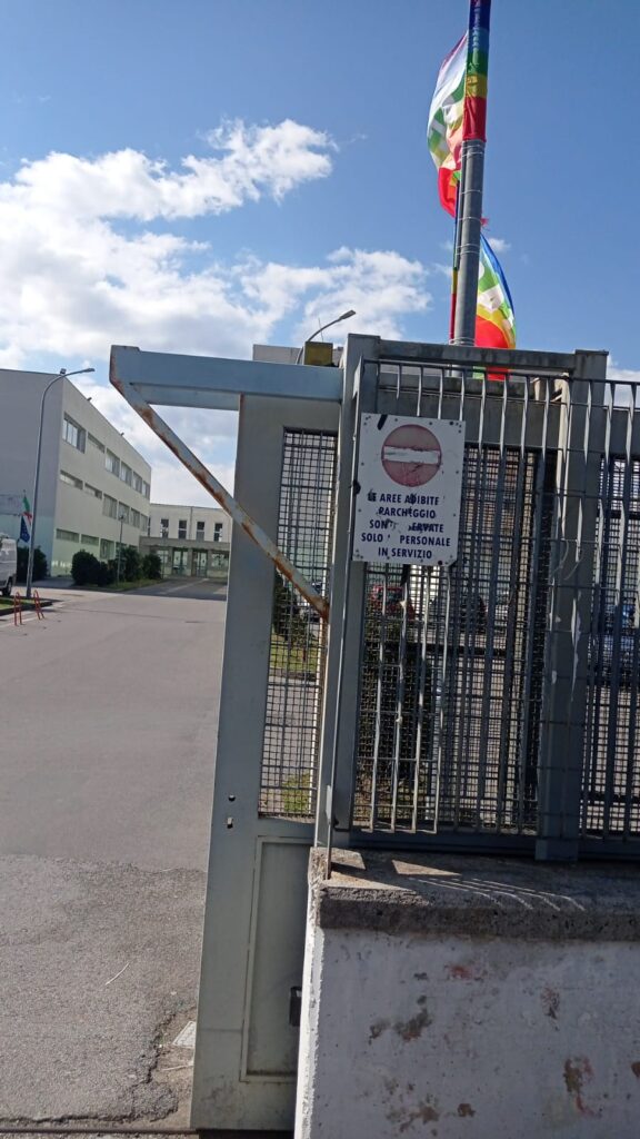 CICCIANO. Il Liceo E. Medi di Cicciano sostiene la Pace. Le bandiere della pace allingresso