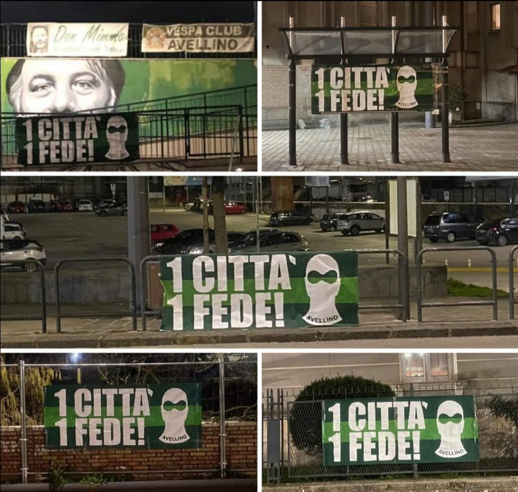 Striscioni in tutta la provincia per sostenere lAvellino: 118 comuni...1 fede!!