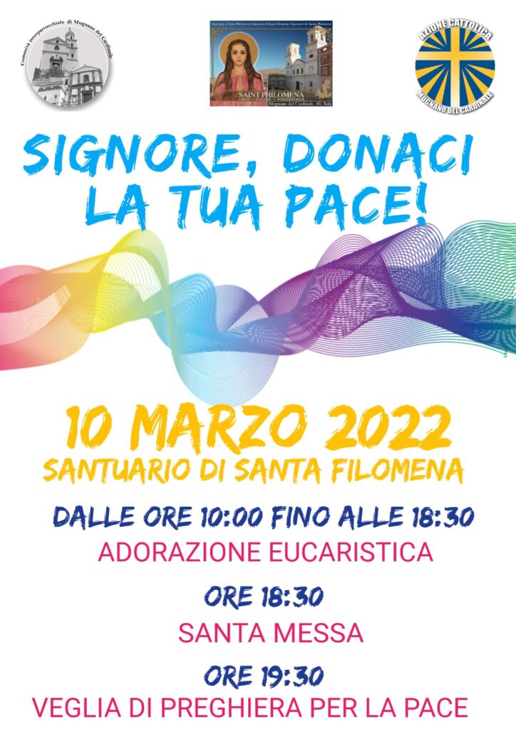 Mugnano del Cardinale   Veglia di preghiera per la pace il 10 marzo