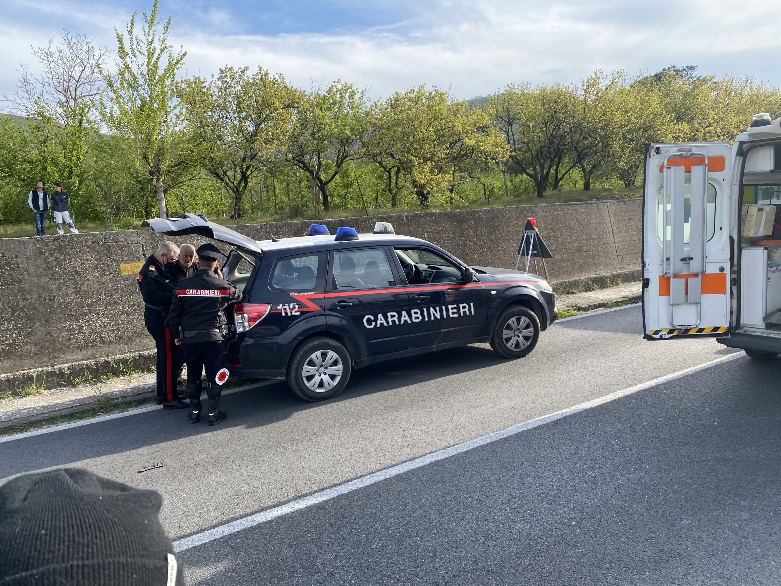 Avella. Grave incidente stradale sulla statale 7 bis Avella. Grave incidente stradale sulla statale 7 bis