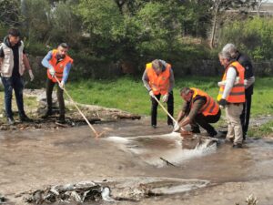 AVELLA. Clean Clanio, operazione Clanio pulito. I giovani e non solo ripuliscono il torrente. Video e Foto
