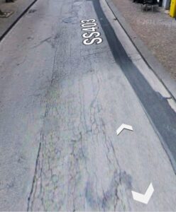 Forino (Av). Corso Roma  nuova strada dei Fossi