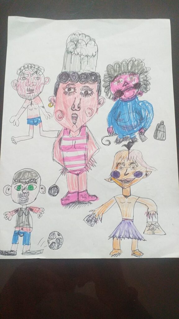 Angela  Sorrentino, la bimba autistica con la passione dei disegni, riceve lattenzione anche de Il Mattino