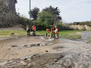 AVELLA. Clean Clanio, operazione Clanio pulito. I giovani e non solo ripuliscono il torrente. Video e Foto