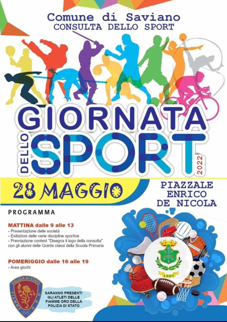 Saviano: sabato la Giornata dello Sport con gli atleti delle Fiamme Oro della Polizia
