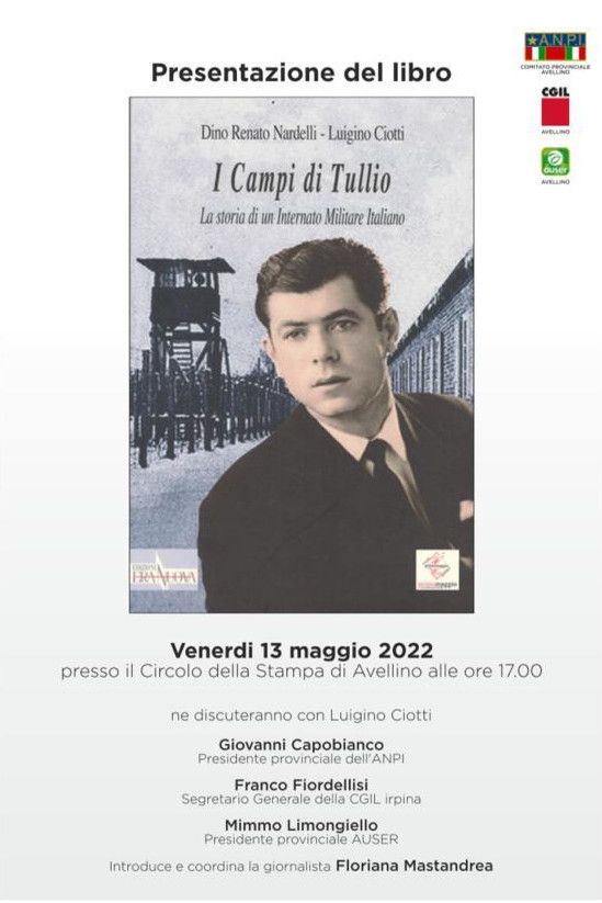 AVELLINO. Al Circolo della stampa, la presentazione del libro di Luigino Ciotti e Dino Renato Nardelli AVELLINO. Al Circolo della stampa, la presentazione del libro di Luigino Ciotti e Dino Renato Nardelli
