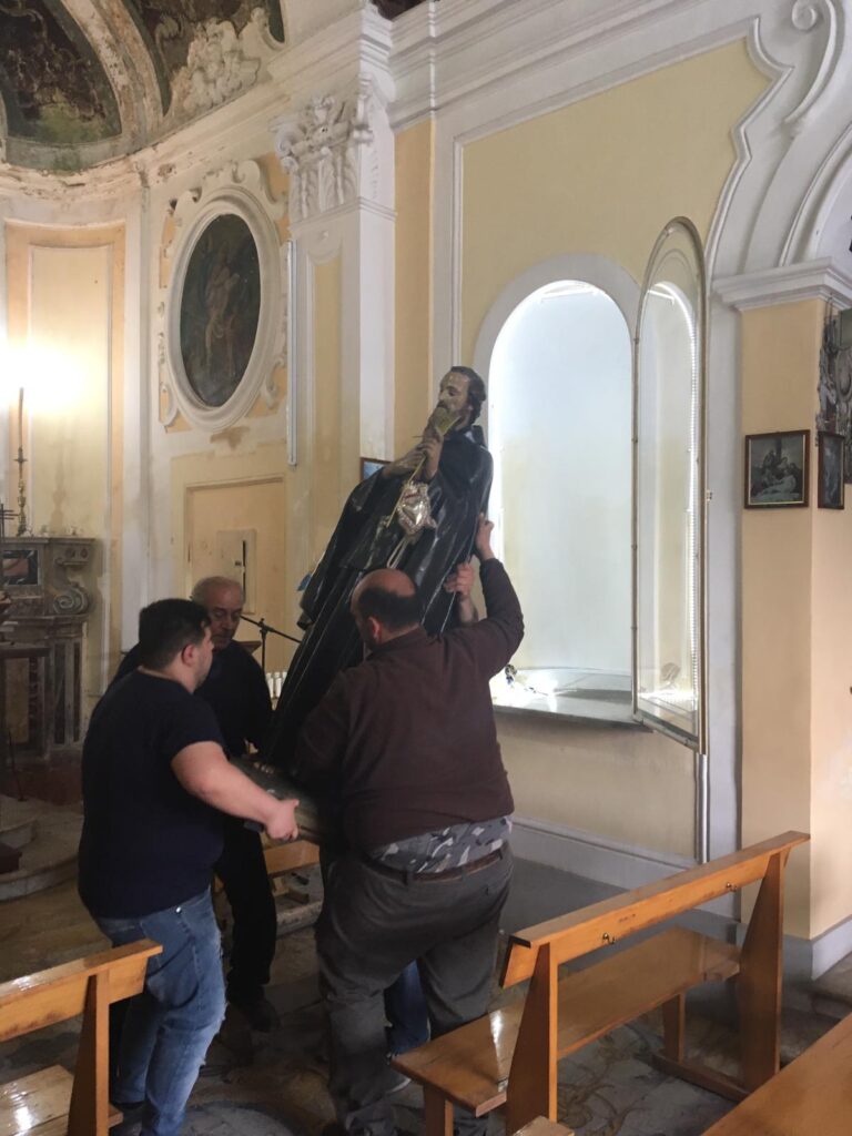 AVELLA. La Statua di San Ciro ritorna a casa. La chiesetta del Purgatorio  ritrova il suo Santo protettore