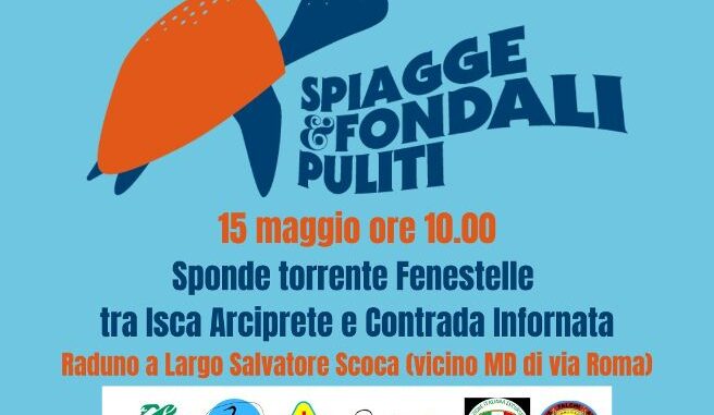 locandina spiagge e fondali puliti