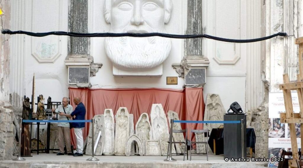 NOLA. Successo della Mostra, a Santa Maria La Nova: I linguaggi del bello nei manufatti artistici in cartapesta. FOTO