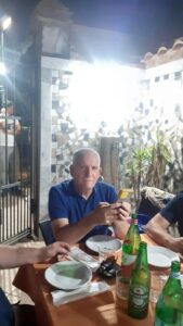 VISCIANO. Il primo cittadino Gianfranco Meo si congeda con una cena.