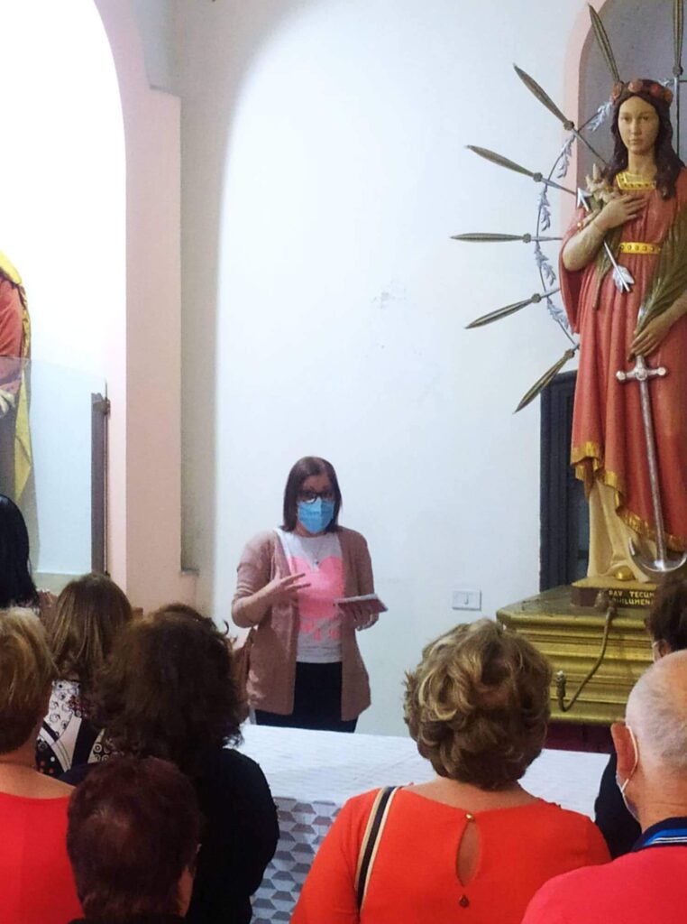 Mugnano Continuano i pellegrinaggi al Santuario di Santa Filomena Mugnano Continuano i pellegrinaggi al Santuario di Santa Filomena