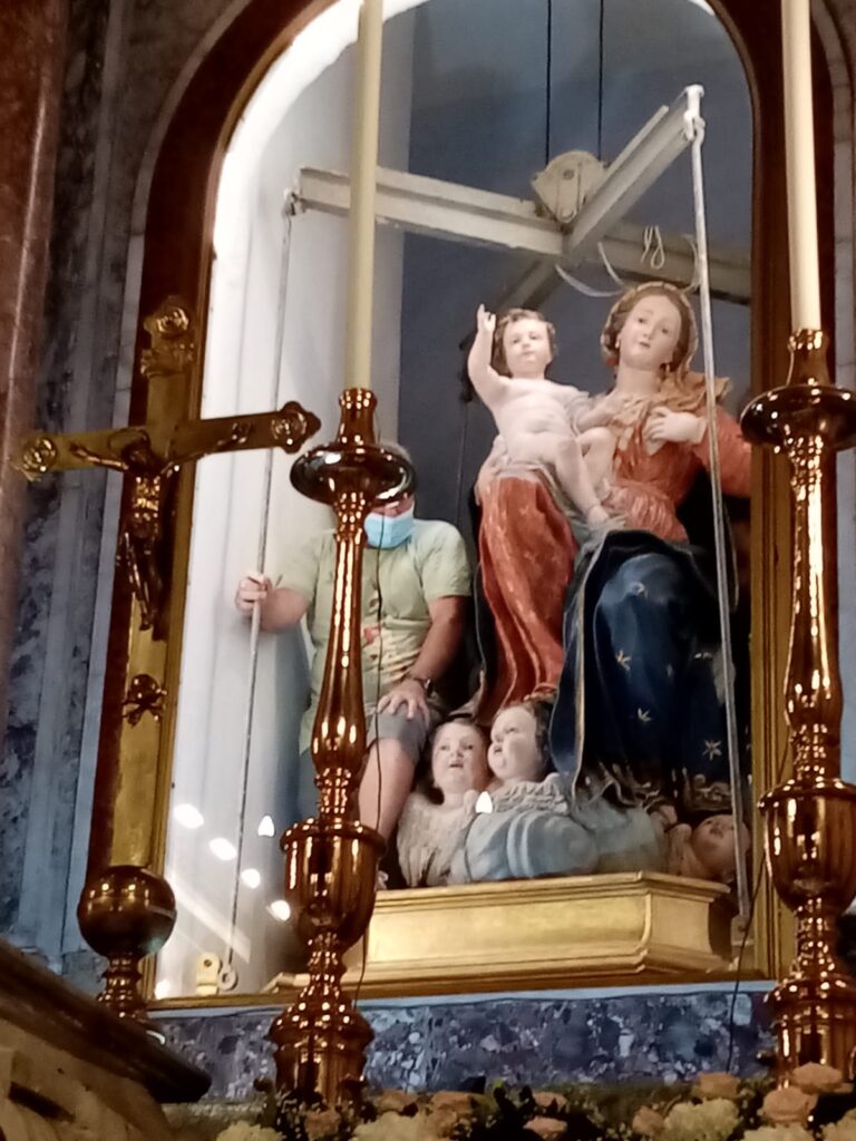 Mugnano   Maria Santissima delle Grazie è ritornata al suo altare