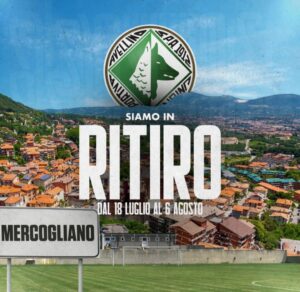 U.S. Avellino. Ritiro a Mercogliano dal 18 luglio al 6 agosto, cinque amichevoli nel precampionato.