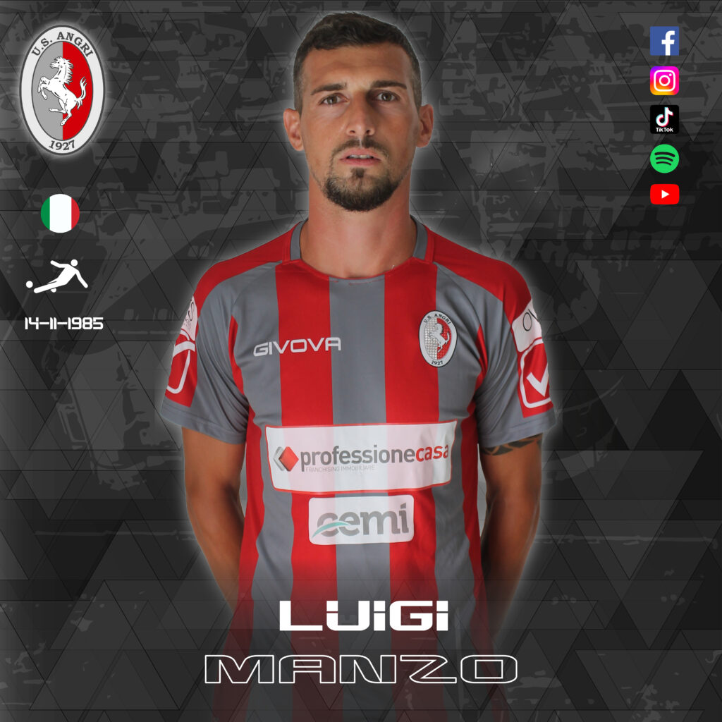 US ANGRI 1927. Luigi Manzo torna a casa. L’esperto difensore ha scelto l’Angri
