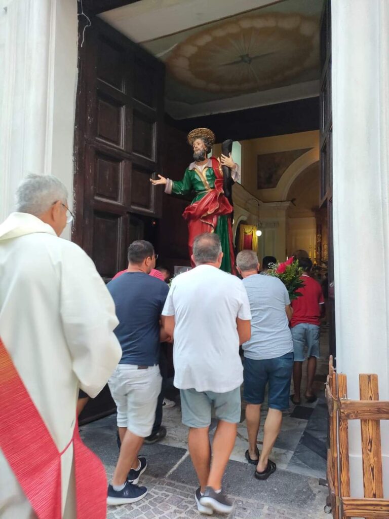 Sirignano   Intronizzazione di SantAndrea